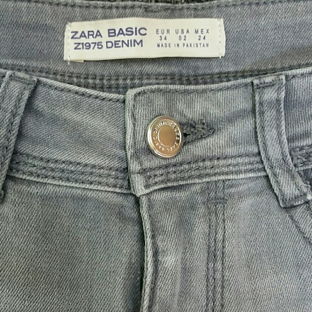 Zara Z1975 basic denim skinny jeans size 2 - Picture 5 of 5
